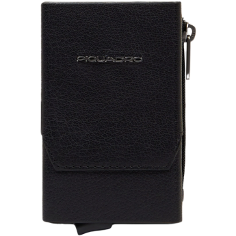 Чехол для кредитных карт PIQUADRO SOLM PP5585S141R/N черный кожа